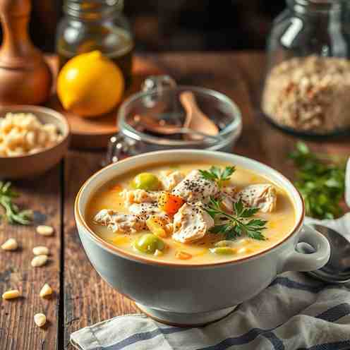 Cyprus Avgolemono - Zesty Greek Soup Recipe